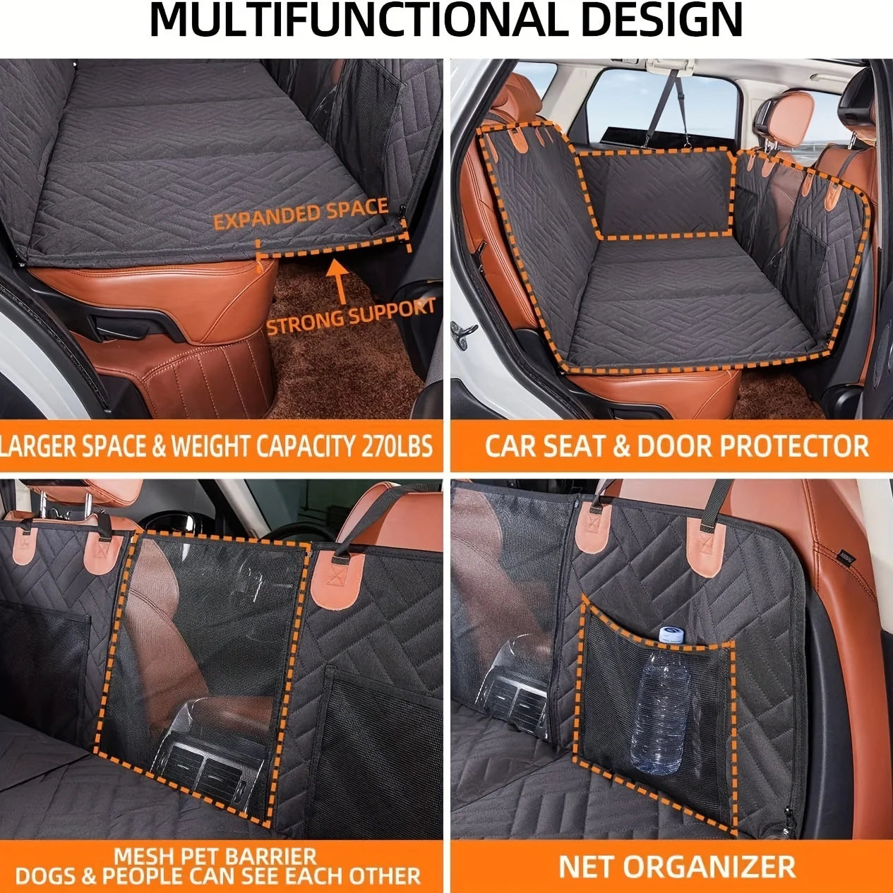 Premium Pet Car Seat Cover for Comfort and Protection