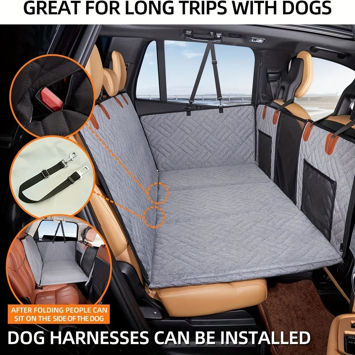 Premium Pet Car Seat Cover for Comfort and Protection